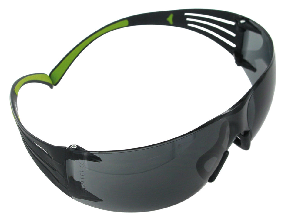 Peltor Sport SecureFit 400 Adult Wraparound Gray Lens Shooting Glasses Black Frame