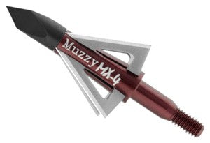Muzzy MX4 4-Blade Broadhead 100gr 1-1/8" Cut 3-Pack