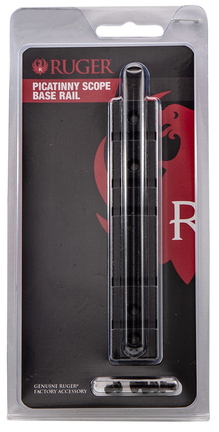 Ruger 90329 Scope Base Adapter Black Aluminum Fits 10/22 and 22 Charger Pistol Tip-Off/Weaver