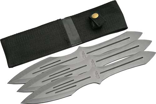 SZCO Rite Edge 10" Pro Thrower Knife 3-Piece Set with Sheath