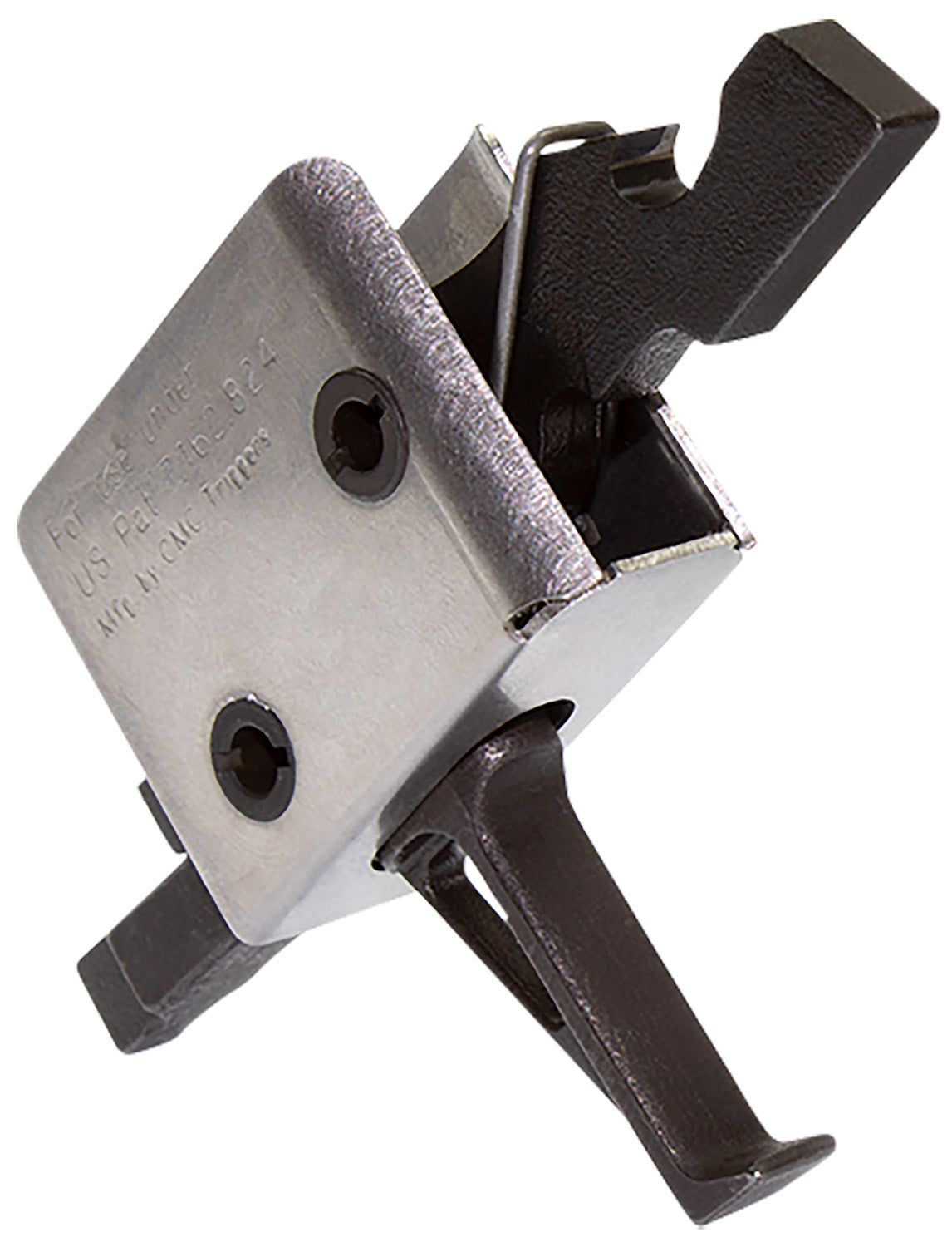 CMC Triggers 91507 Drop-In Single-Stage Flat AR-15 Trigger Black/Silver 3.50 lbs