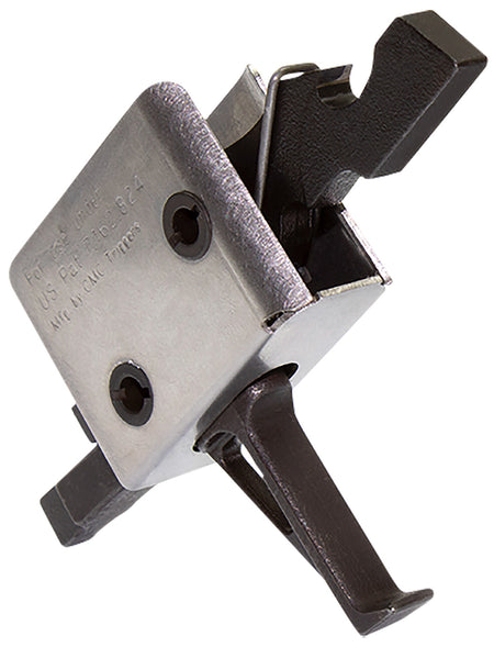 CMC Triggers 91507 Drop-In Single-Stage Flat AR-15 Trigger Black/Silver 3.50 lbs