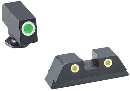 TruGlo TG231G1AW Tritium Pro White Outline Night Sight Set for Glock 42/43/43X/48 (Non-MOS)