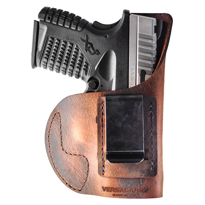 Versacarry Element IWB Holster Water Buffalo Leather Right Hand Micro Size 6