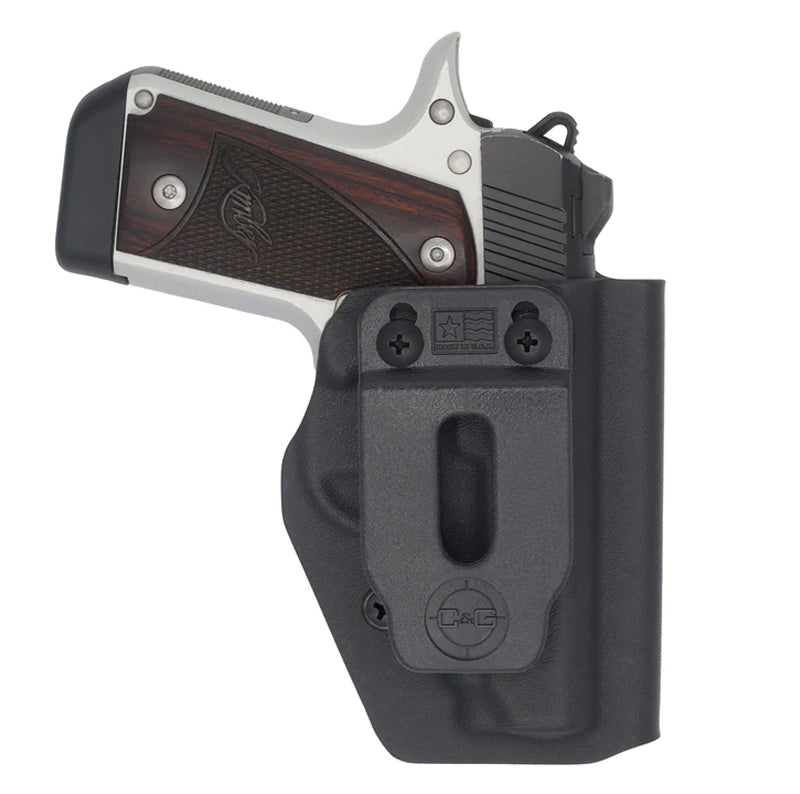 C&G IWB Covert Holster for Kimber Micro 380, Right Hand, Black
