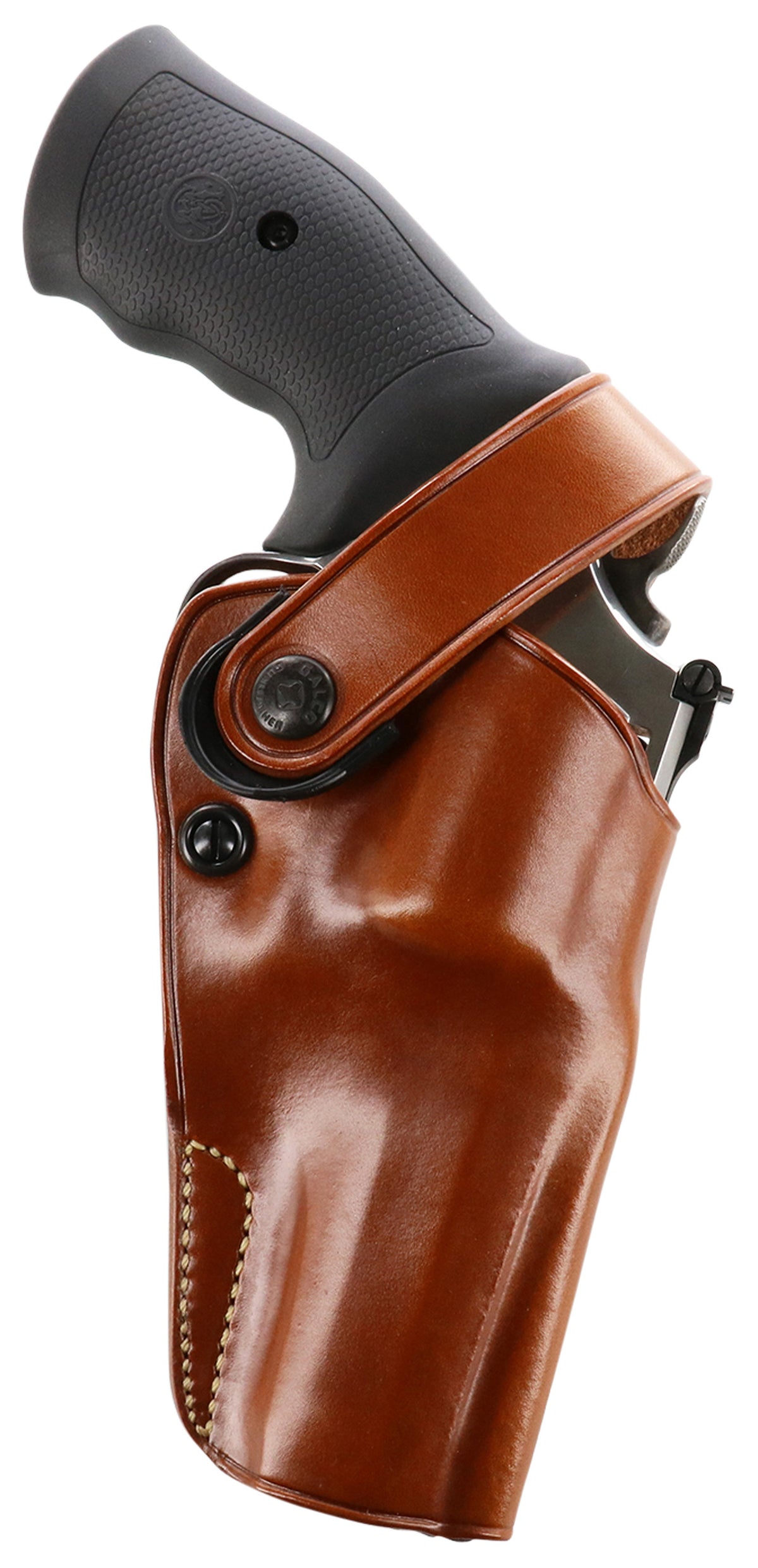 Galco DAO126 OWB Tan Leather Belt Slide Holster for S&W N Frame Right Hand