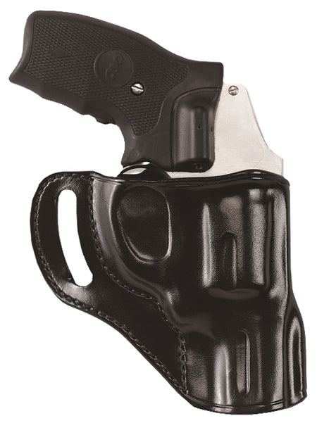 Galco HT158B Hornet OWB Black Leather Belt Slide for S&W J Frame 2" Barrel Right Hand