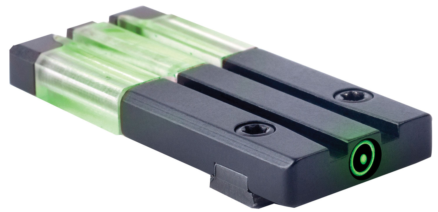 Meprolight FT Bullseye Rear Sight Green Tritium FO Black Frame for Springfield XD/XDM/Hellcat Dovetail