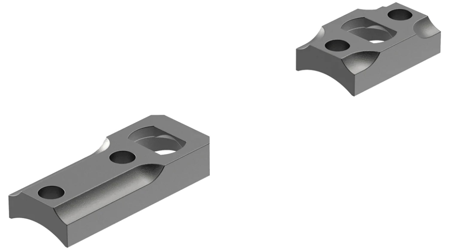 Leupold 171901 Dual Dovetail Base Set Matte Black for Ruger American