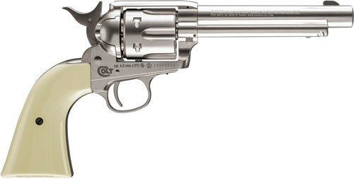 RWS Colt SAA Peacemaker Air Pistol .177/BB CO2 Nickel