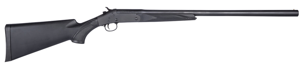 Stevens 22558 301 20 Gauge Break Open 3" 1rd 26" Matte Black Single Shot Barrel, Matte Black Carbon Steel Receiver, Fixed Matte Black Synthetic Stock, Ambidextrous