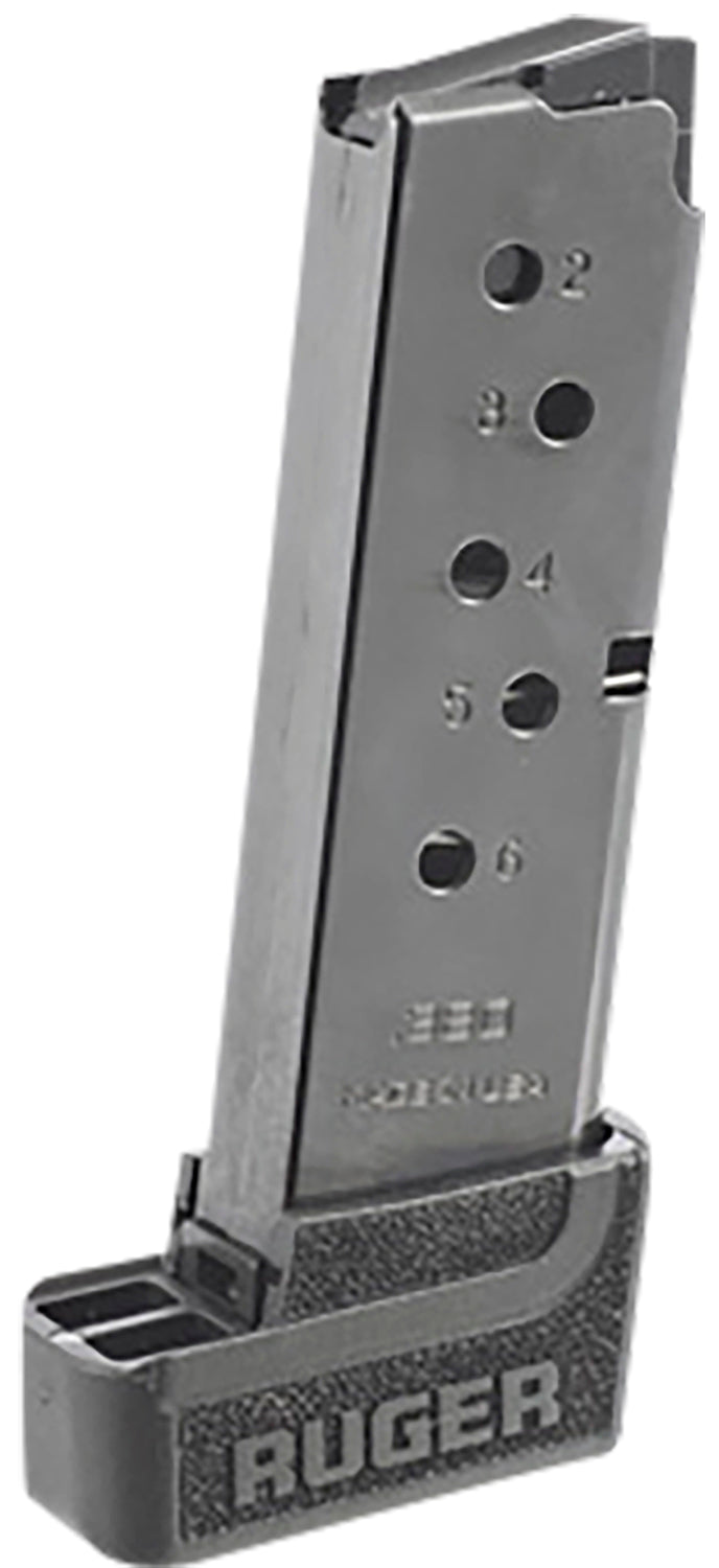 Ruger 90626 LCP II 7-Round Extended .380 ACP Blued Steel Magazine with Grip Extension