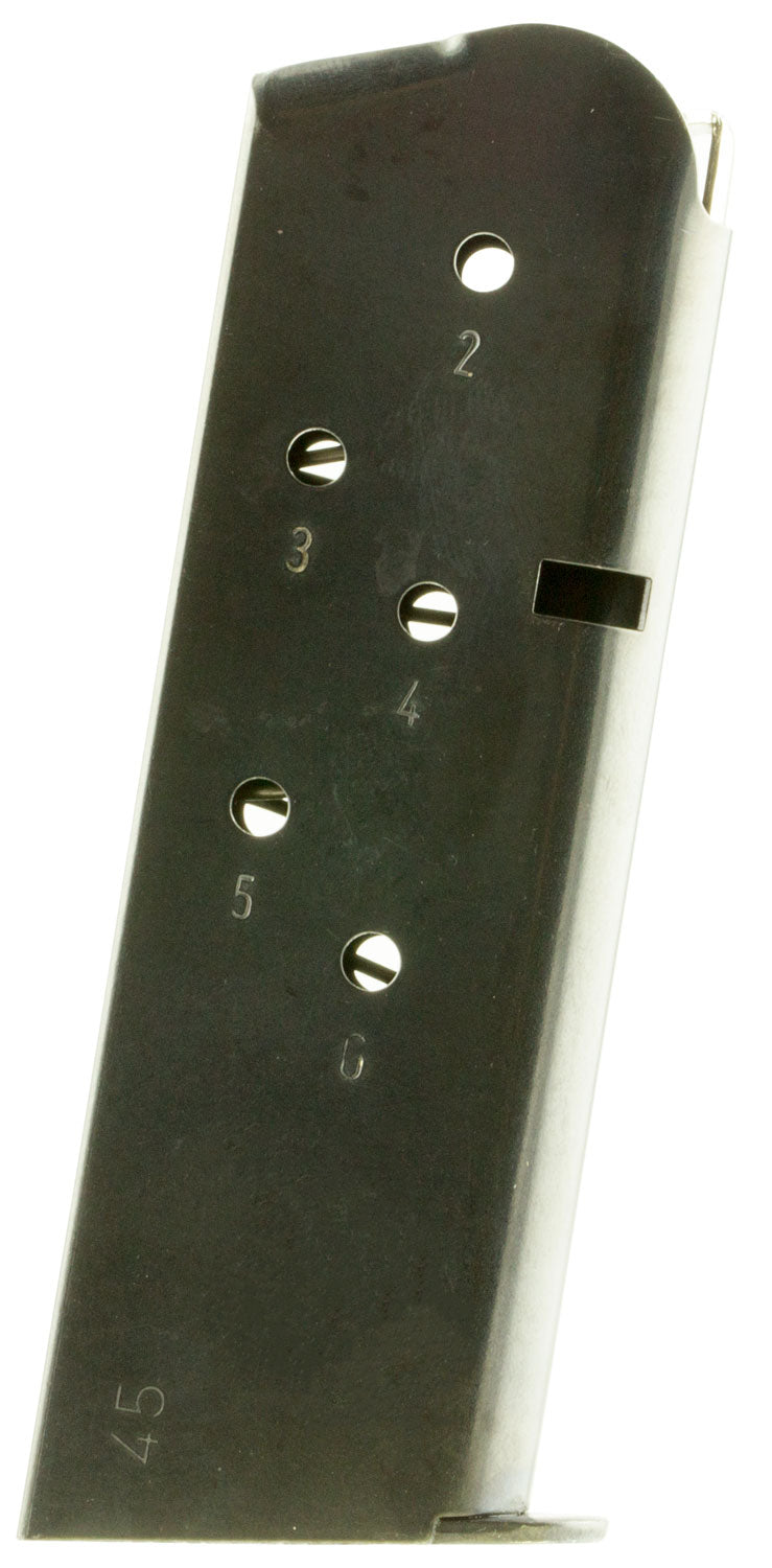 Magnum Research MAG1911456 1911 Black Detachable 6-Round 45 ACP Handgun Magazine