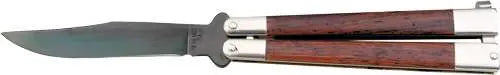 Bear & Sons 5-Inch Cocobola Handle Butterfly Knife