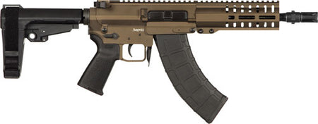 CMMG Banshee 300 MK47 7.62x39mm 8" Barrel Midnight Bronze RipBrace Pistol