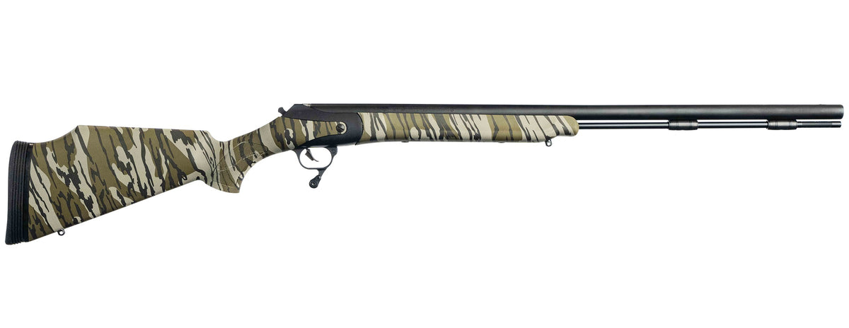 Thompson Center Triumph Muzzleloader 50 Cal Nitride Mossy Oak Bottomland FlexTech Stock