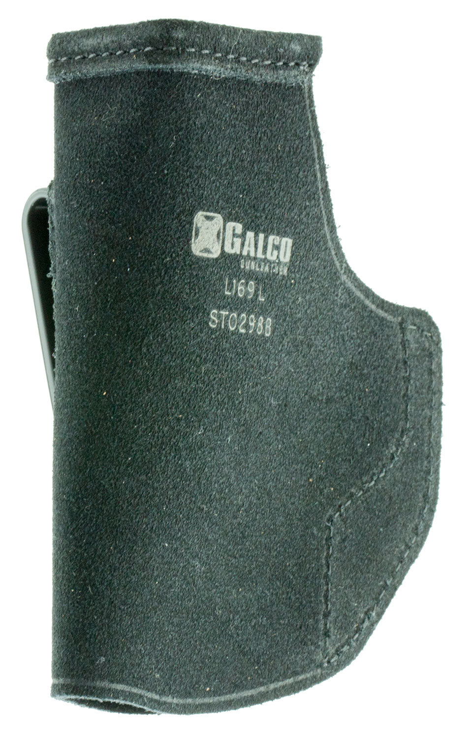 Galco STO298B Stow-N-Go IWB Black Leather Belt Clip Holster Compatible w/Glock 29/30 RH