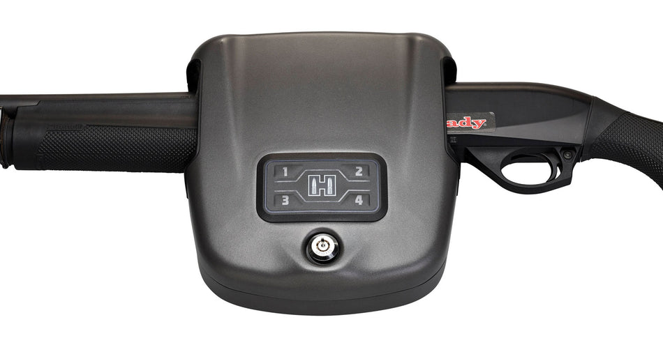 Hornady 98180 Rapid Safe Shotgun Wall Lock RFID Keypad Key Entry Black Steel
