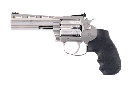 Colt Mfg KCOBRA22-SP4RFO King Cobra Target 22 LR 10 Shot, 4.25" Stainless Steel Barrel, Cylinder & Frame, Black Hogue Overmolded Grips