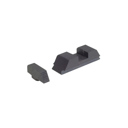 AmeriGlo Black Serrated Adjustable Target Sight Set for Glock Pistols