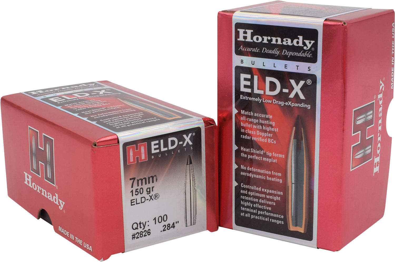 Hornady ELD-X 7mm 150gr Extremely Low Drag Expanding Bullets 100/Box
