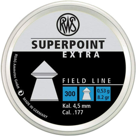 RWS Superpoint Extra .177 Pellets 8.2 Grain 300-Pack