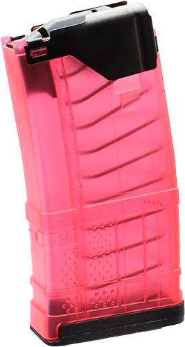 Lancer L5AWM AR-15 5.56x45mm 20-Round Translucent Pink Magazine