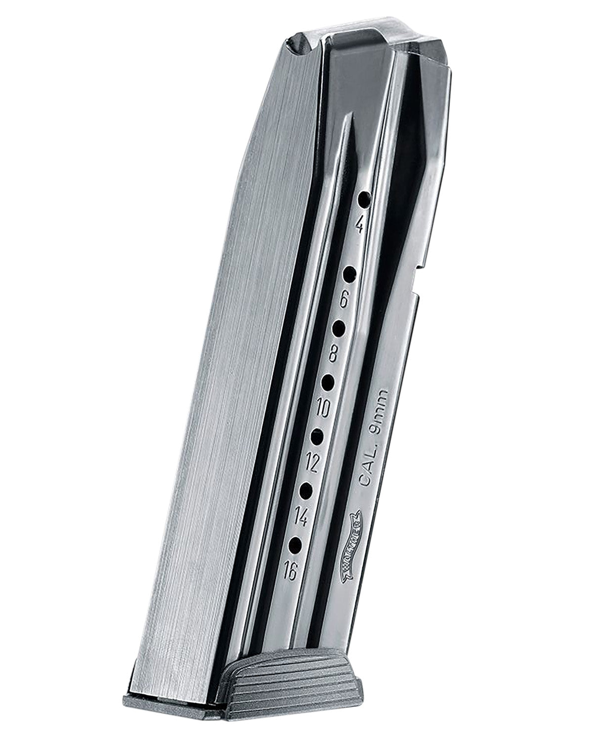 Walther Arms 2814245 Creed/PPX 16-Round 9mm Luger Magazine Black Steel