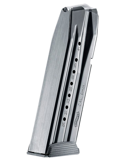 Walther Arms 2814245 Creed/PPX 16-Round 9mm Luger Magazine Black Steel