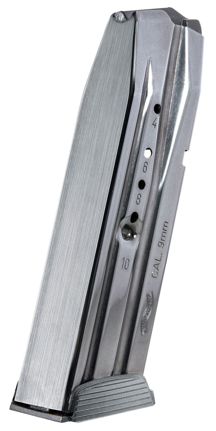 Walther Arms 2815560 Creed/PPX 10-Round 9mm Luger Black Steel Magazine
