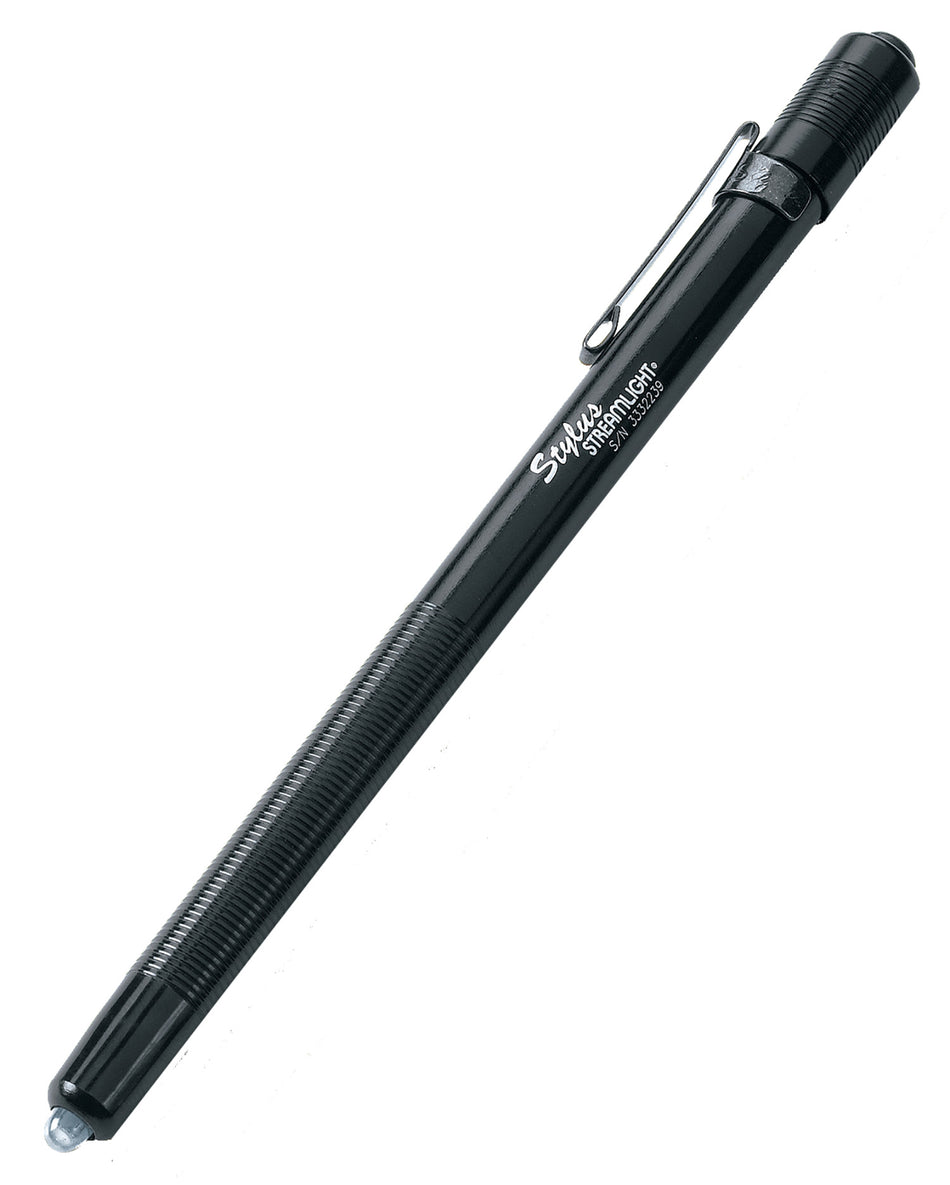 Streamlight 65018 Stylus PenLight Black Anodized 11 Lumens White LED Aluminum