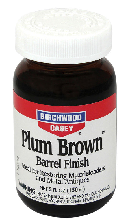Birchwood Casey 14130 Plum Brown Barrel Finish 5 oz Bottle