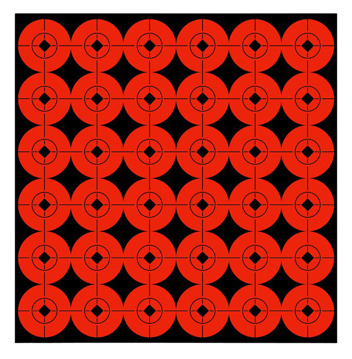 Birchwood Casey Target Spots 1" Self-Adhesive Bullseye Black/Orange 360 Pack