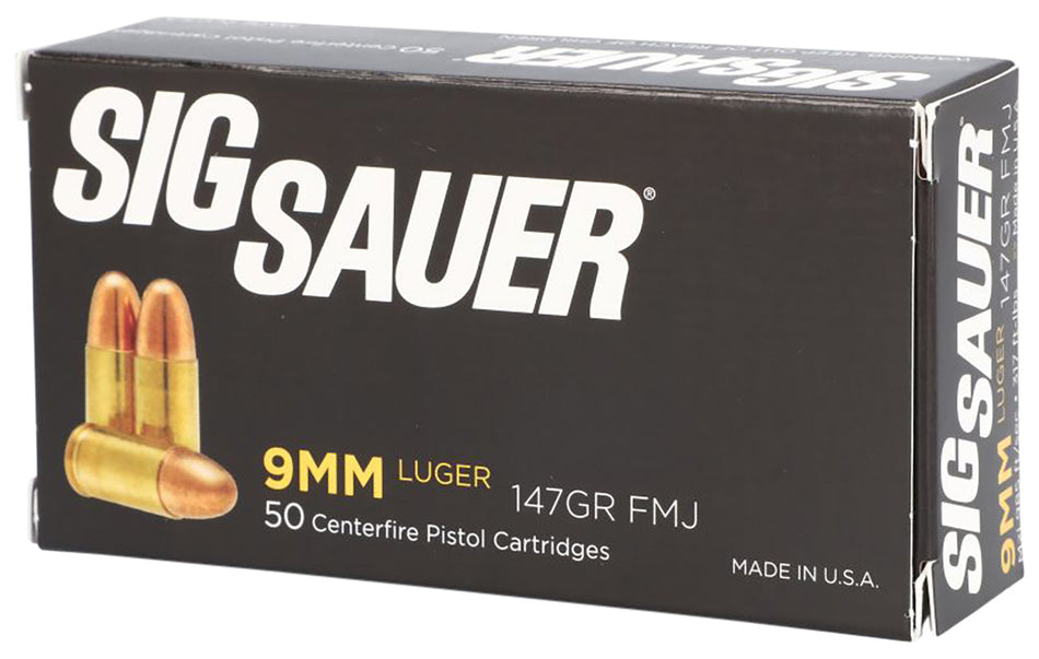 Sig Sauer Elite Performance 9mm Luger / Parabellum 147 gr FMJ ammo