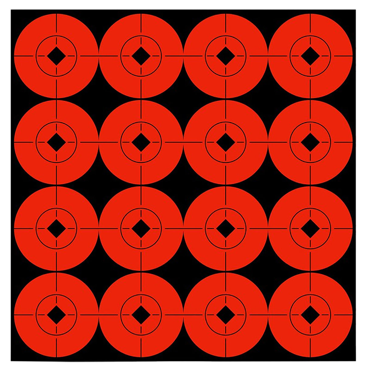 Birchwood Casey 33904 Target Spots Self-Adhesive Orange Bullseye Paper Targets 1.5 Inch 160 Pack