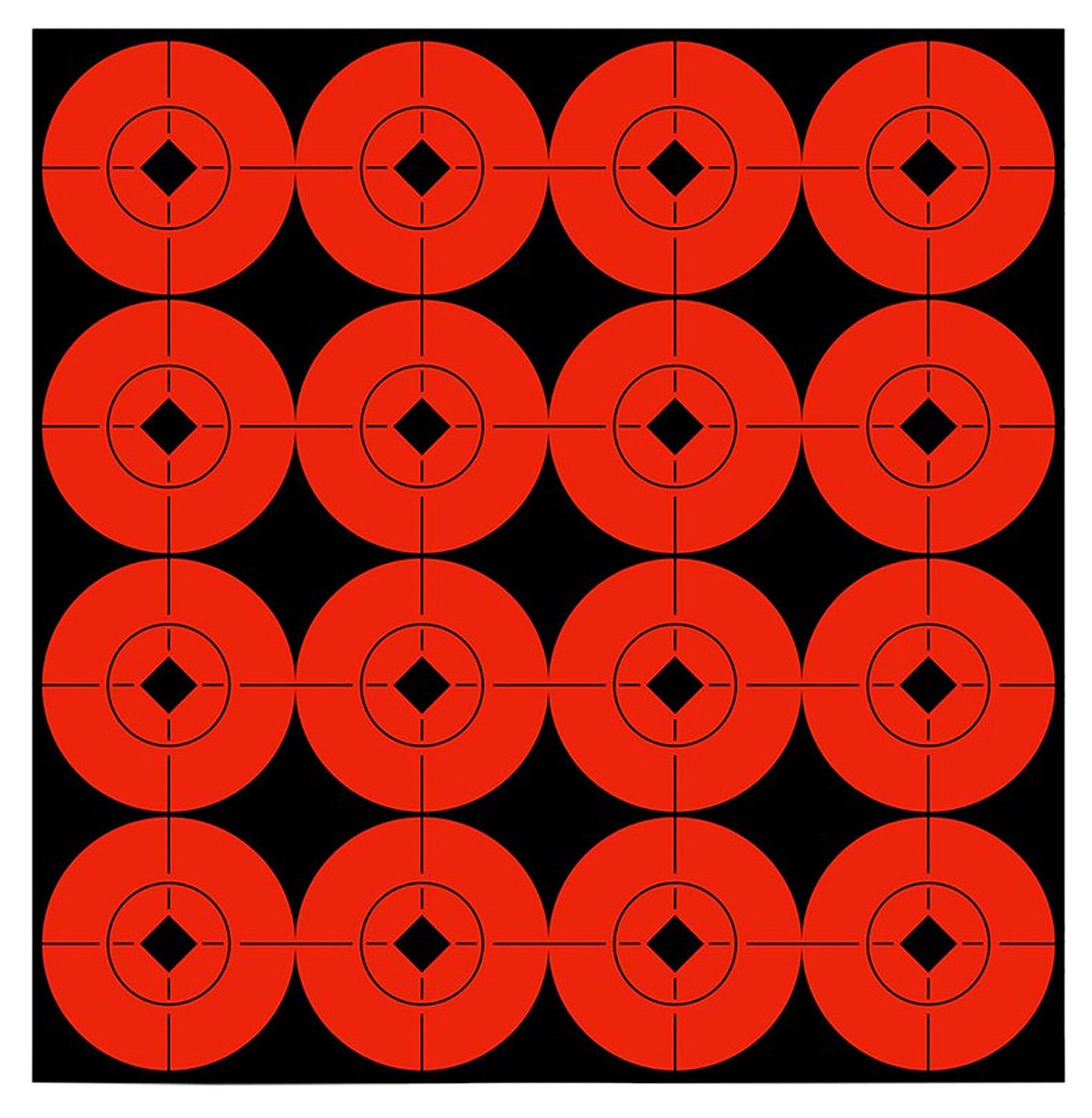 Birchwood Casey 33904 Target Spots Self-Adhesive Orange Bullseye Paper Targets 1.5 Inch 160 Pack