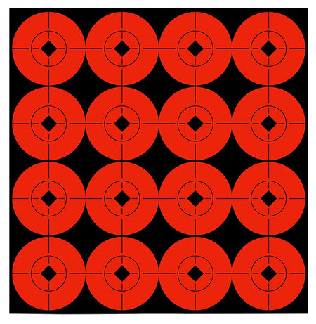 Birchwood Casey 33904 Target Spots Self-Adhesive Orange Bullseye Paper Targets 1.5 Inch 160 Pack