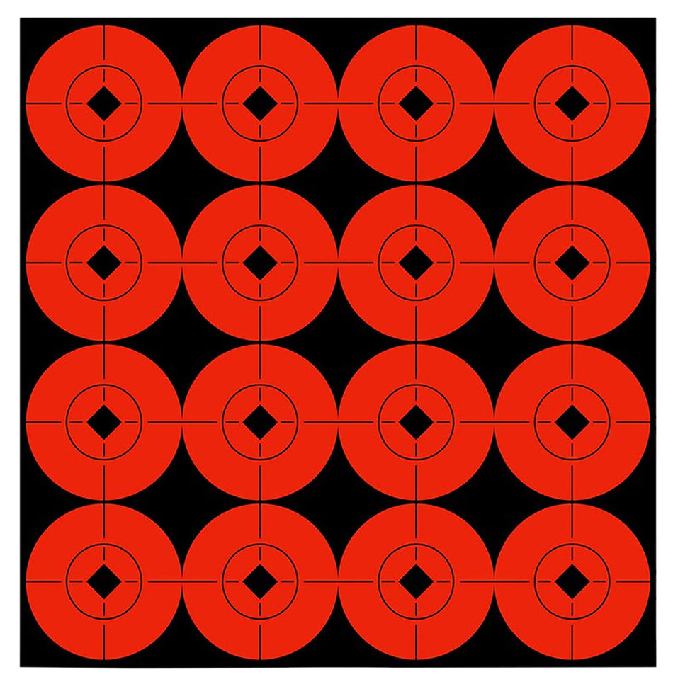 Birchwood Casey 33904 Target Spots Self-Adhesive Orange Bullseye Paper Targets 1.5 Inch 160 Pack