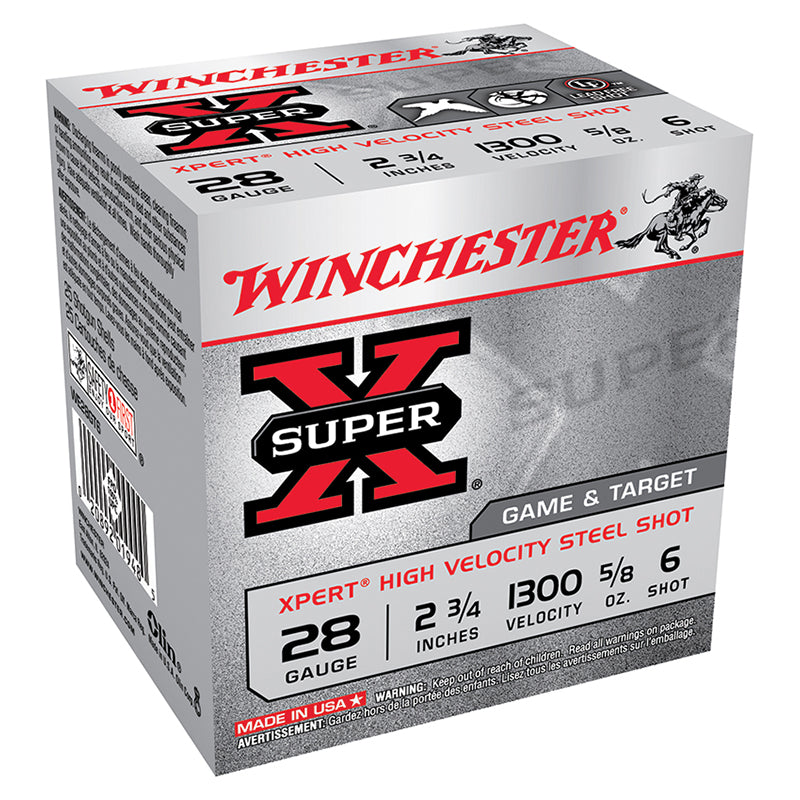 Winchester  28 Gauge 2.75 in / 2.75 in #6 5/8 oz