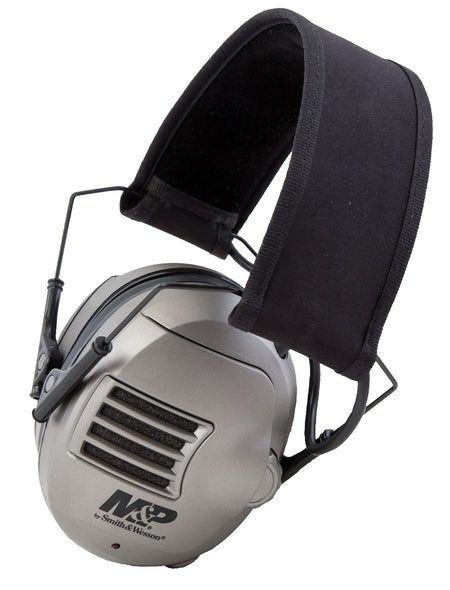 M&P Accessories 110041 Alpha Electronic Earmuffs 23 dB Gray/Black Adult 1 Pair