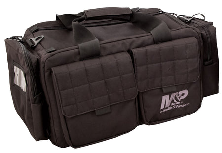 M&P Accessories 110023 Officer Tactical Range Bag 22" Black Nylon with Heavy Duty Hardware