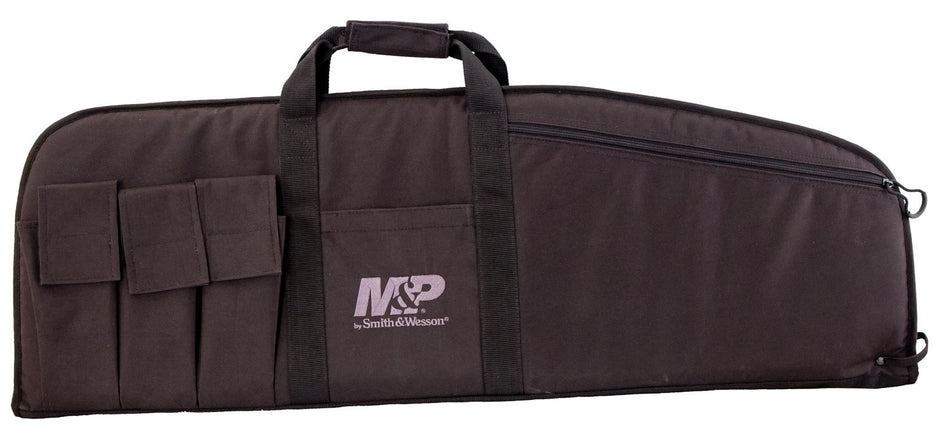 M&P Accessories 110014 Duty Series Small Firearm Case Black Nylon with Foam Padding