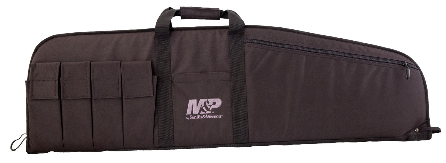 M&P Accessories 110015 Duty Series Medium Firearm Case Black Nylon with Foam Padding