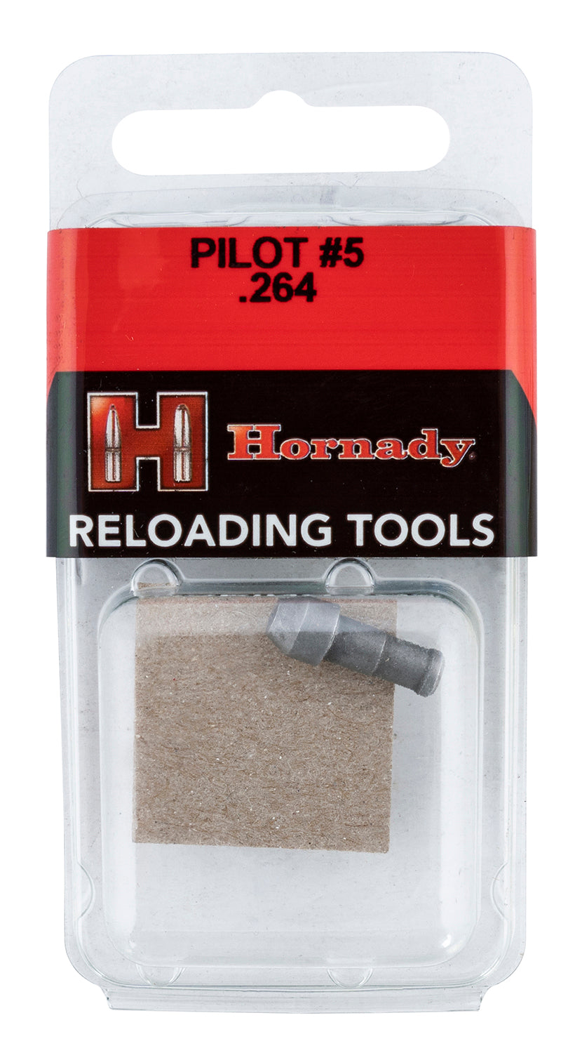 Hornady 390947 .264 Cal 6.5 Creedmoor Cam Lock Case Trim Pilot Silver
