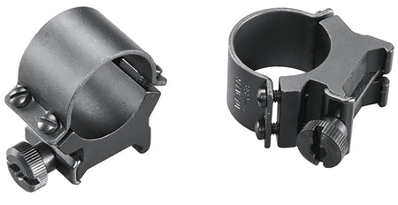 Weaver Sure Grip Detachable Scope Rings Matte Black 1" High