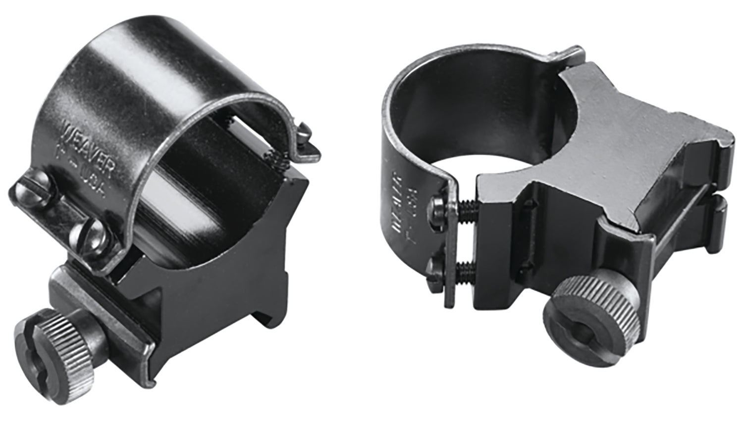 Weaver Sure Grip Detachable Scope Rings Black 1" Extra High
