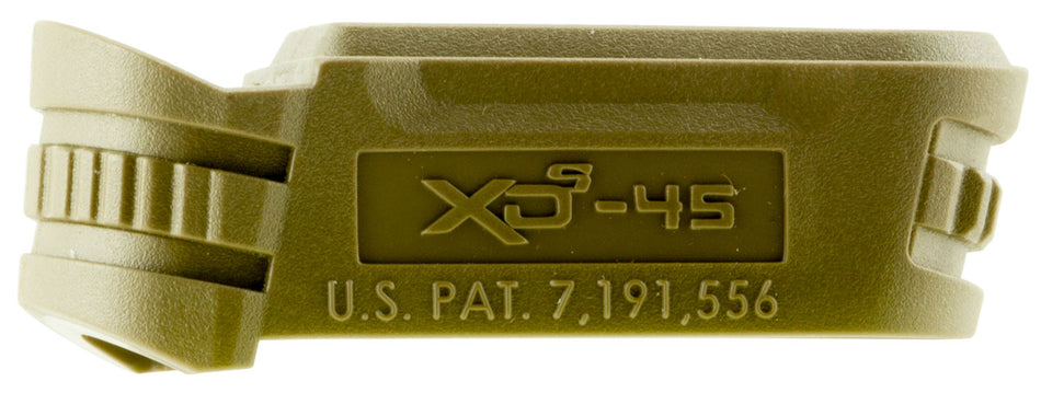 Springfield Armory XDS5002MFDE XD-S Backstrap #2 Sleeve 45 ACP Flat Dark Earth for 3.3" Barrel