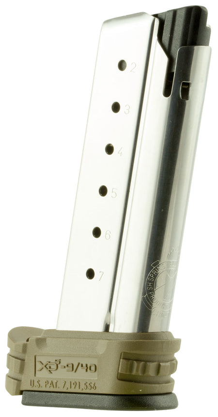 Springfield Armory XDS4007DE XD-S 7-Round 40 S&W Stainless/FDE Magazine