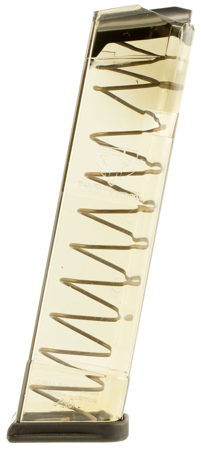 ETS Group GLK22140 Competition Legal 19rd 40 S&W Pistol Magazine for Glock 22/23/24/27/35 Gen1-4 Clear Polymer