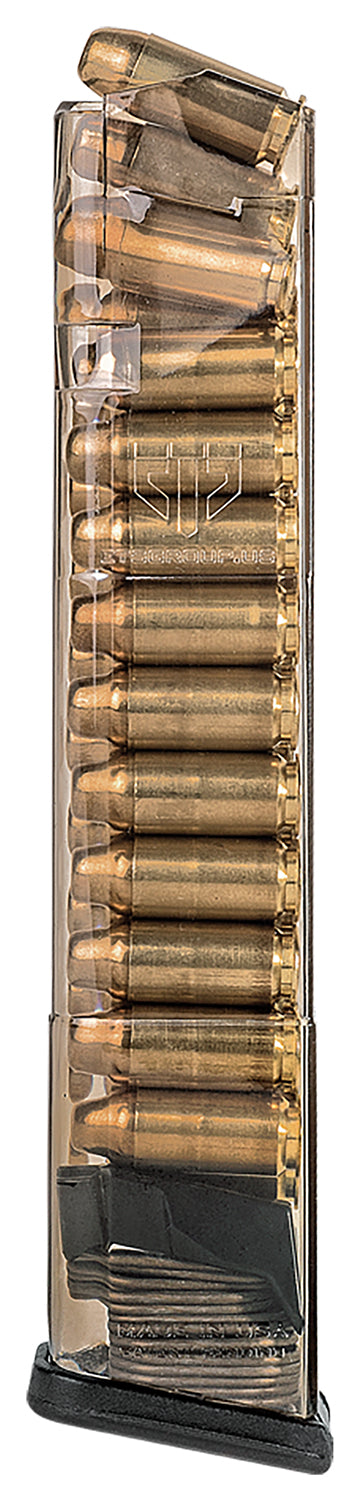 ETS Group GLK22170 24rd Extended .40 S&W Pistol Magazine for Glock 22/23/24/27/35 Gen1-4 Clear Polymer